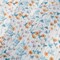 1 Yard Silk and Cotton Voile Fabric Liberty of London Josephines Garden Blue and Orange Fabric